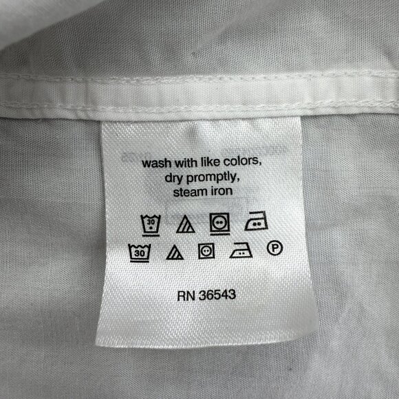 Calvin Klein Men's Active Performance Dress Shirt White 16-16.5 36/37, Size L - Picture 9 of 12